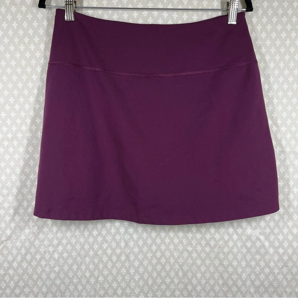 Girlfriend Collective Dark‎ Purple Tennis Skort